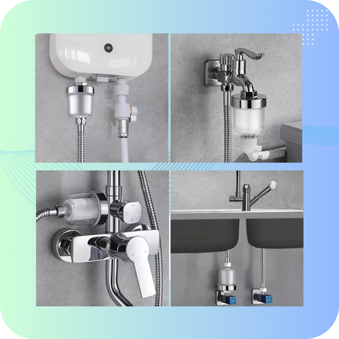 LuxFlow פילטר מקלחת למים נקיים ובריאים